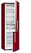 Produktbild Gorenje NRK 6192 MR Kühl-Gefrier-Kombination / A++ / Höhe 185 cm / Kühlen: 222 L / Gefrieren: 85 L / Burgundy / NoFrost / TouchControl Display / Colour Edition