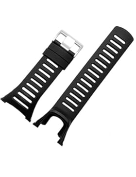 Für SUUNTO AMBIT 3 PEAK/Ambit 2/Ambit 1 Clode® Luxus Gummi Uhrenarmband (Schwarz)