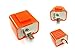 Produktbild 2-Pin LED-Signal-Anzeige mit einstellbarer Blinkfrequenz, Blinkgeber Relais Widerstand Fix Fast Flash Motorrad LUFFY