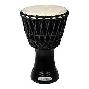 Clapbox Djembe - Mango Wood (14 Inches, Black)