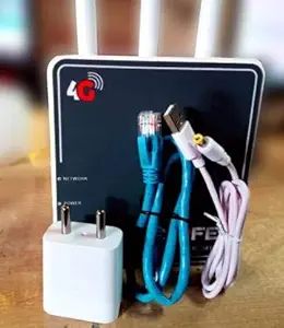 Ai-Tech Cofe 4G Volte CF-4GVL037 Calling Wireless Internet Router 3X Antenna High Range with Landline Calling