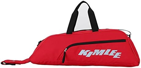 KIMLEE Sports Gym Bag Travel Duffel Bag for Men and Women Water Resistant Durable Gym Bag Red