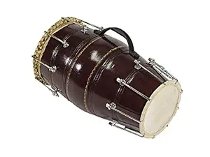 Akshar Tabla Mart Classical Dholak Dholki Bolt Tuned With Bag 17 To 18 Inch length