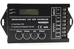 ‎CREATIVE LIGHTS - LICHT & DESIGN Creative Lights - LED TAGESLICHTSIMULATOR 5 Kanal DIMM-Controller - LED TIME Control - IDEAL FÜR AQUARIENBELEUCHTUNGEN- DEUTSCHSPRACHIGE Anleitung