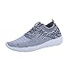 Produktbild Sannysis Männer Solide Mesh Nähen Kreuz Gebunden Flache Turnhalle Schuhe Casual Laufschuhe Für Gym Walking Hiking Trekking Jogging