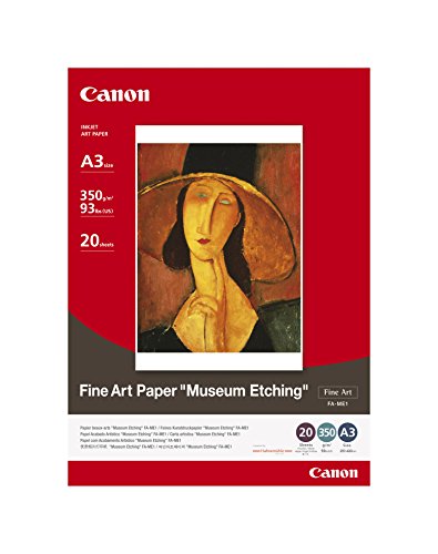 Canon Fine Art Paper Museum Etching FAME1 papier photo beaux-arts A3 20 feuilles Canon Fine Art Paper Museum Etching FAME1 papier photo beaux-arts A3 20 feuilles