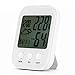 Produktbild PRDX Digital-Temperatur-Feuchtigkeits-Meter-Haushalts-Hochpräzisions-leuchtendes Thermometer-Hygrometer-Desktop und hängendes Thermometer-Hygrometer für den Raum des Babys mit Multifunktion