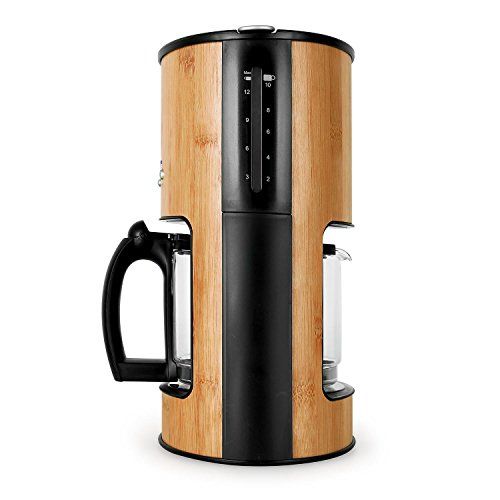 Klarstein Bamboo Garden Frühstücksset 3 teiliges Küchenset aus Bambus (Kaffeemaschine mit Timer, LED-Wasserkocher) hellbraun - 9