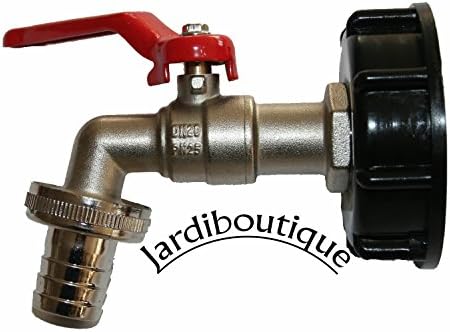Brass Tap for IBC (Intermediate Bulk Container) Tank with Connector Nut S60X6 – Jardiboutique