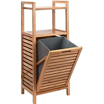 Mendler Regal mit Wäschekorb HWC-B94, Wäschebox Wäschesammler