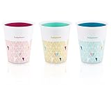 Fassungsvermögen: 200 ml Babymoov Trinkbecher Fun Cups, 3er Set bunte Trinkbecher für Kinder, 200 ml