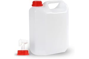 SANJOMA CHEMICAL SOLUTIONS SANJOMA Garrafa Agua 25L + Tapón Y Grifo | Para Agua y Uso Alimentario, Resistentes Al Uso Diario | Bidón Agua Ideal Para Acampar, Uso Doméstico O Para Tu Negocio | Garrafa de Agua | Depósito Agua