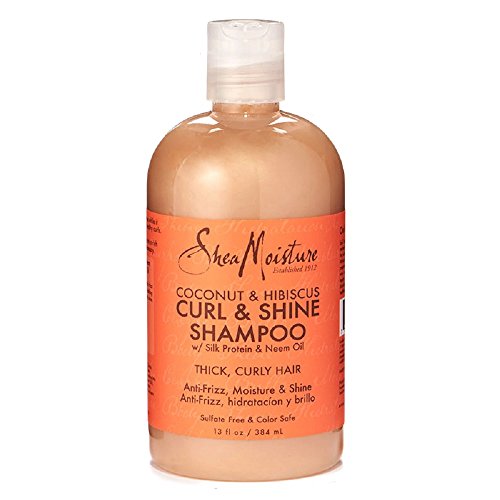 Shea Moisture Coconut & Hibiscus Curl & Shine Shampoo 13oz