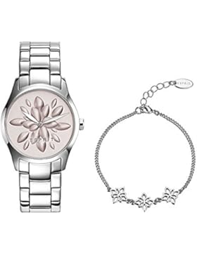 Esprit Damen-Armbanduhr TP10889 Silver Analog Quarz Edelstahl ES108892002