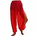 Price comparison product image Fancy Dress Harem Pants Tribal Belly Dance Costume Trousers Leggins UK SIZE 8 - 18 S M L XL (Red)