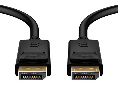 DisplayPort auf DisplayPort,Splaks 2m Vergoldete Full HD 1080P DisplayPort DP auf zu DisplayPort DP Kabel Adapter Konventer Cabel für Grafikkarten / PC und Apple - DP Male to DP Male