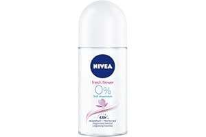 ‎NIVEA NIVEA Fresh Flower 48 H Dezodorant 0% soli aluminium w kulce dla kobiet 50 ml