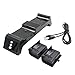 Produktbild 3 in 1 Dual Wireless Controller Ladegerät Ladestation mit Akku USB Kabel für Xbox One S Xbox One Elite Xbox One Controller
