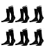 Produktbild FALKE Herren Airport Socken Strümpfe 14435 6 Paar, Farbe:Schwarz;Sockengröße:47-48;Artikel:14435-3000 black