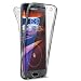 Produktbild Homikon 360 Grad Fullbody Siliko Hülle Durchsichtige Handyhülle Ganzkörper-Koffer Komplettschutz Schutzhülle Vorne & Hinten Rundum Case Cover Tasche Etui für Samsung Galaxy S8 Plus - Schwarz