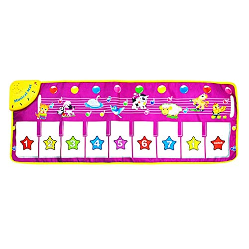 Preisvergleich Produktbild Poualss Spielmatte, Klaviertastatur Spielmatte Dance Toy Touch Elektronische Klaviermatte Spielmatte für Kinder Kleinkind Mädchen Jungen