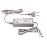 batería de alta capacidad para wii u gamepad  Ac Cargador Adaptador De Corriente Cable De Carga Para Nintendo Wii U Gamepad Enchufe Eu