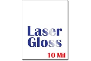 DESKTOP PUBLISHING SUPPLIES Heavyweight Laser Gloss Cardstock (Single Sided Gloss) - 50 Sheets