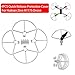 Produktbild Elica Del Drone Chshe4Pcs Copertura Protettiva A Sgancio Rapido Accessori Quadcopter Anello Di Protezione Remoto Per Drone Per Gli Accessori Drone Hubsan Zino H117S (Bianco)