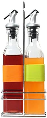 GAODUZI Glass Leakage Oil Bottle Soy Sauce Vinegar Olive Oil Bottle Kitchen Dining Table Seasoning Bottle Silicone Non - Slip