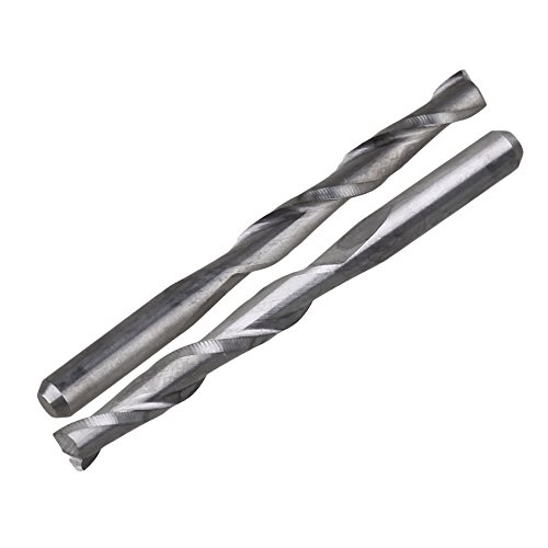BQLZR Acryl ABS Hartmetall Zwei Fl?te Spiral Schneider Stich Ausschnitt Bit 10pcs - 3