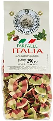 Morelli Pasta Factory - Tricolor Farfalle ITALIA - gr. 250 x 16