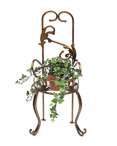Stuhl Blumenhocker 10-1105 Blumenständer 77 cm Pflanzsäule Pflanzständer Hocker - 6