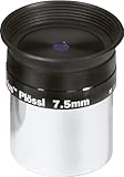 Este ocular de 7,5 mm de longitud focal es ideal para todos los tipos de telescopios: reflector, refractor y catadióptricos, como Maksutov-Cassegrain.
