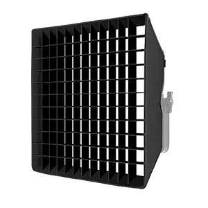 GVM Foldable Softbox Diffuser with Grid Beehive for GVM 50RS 672S MB832 520LS 520S 1200D Series LED Panel Lights, Video Lights, Suitable for Portrait Photography, Video Lighting, 14.9 x 15.7