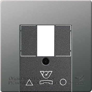 Preisvergleich Produktbild Gira 086020 Abdeckung TDO Gira E22 Edelstahl