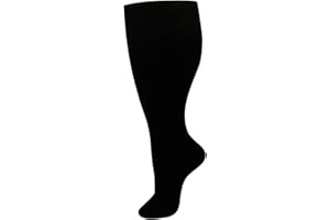 HYCOPROT Pończochy uciskowe luźne łydki dla mężczyzn i kobiet pończochy uciskowe 20-30 mmHg stopniowane medyczne żylaki obrzęk nogi ciąża podróże loty regeneracja sportowa krążenie 1 para