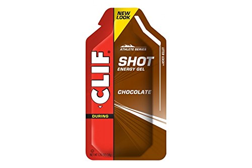 Clif Shot Gel - Gel energético para deportistas (12/10 sobres), 12x Chocolate - No Caffeine