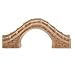 Produktbild Sharplace Mikro Landschaft Halbrunden Steg Handwerk Mini Fußgängerbrücke Figur Dekor - Gelb