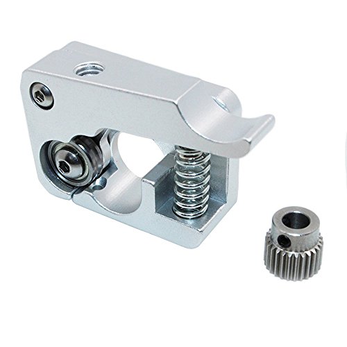 Redrex Aluminium-Legierung Rechte Hand MK8 MK10 Extruder 1.75mm Glühfaden Feeder 26 Zähne Driver Gear Extrusion für MakerBot Reprap Prusa i3 Rostock Kossel 3D-Drucker - 2