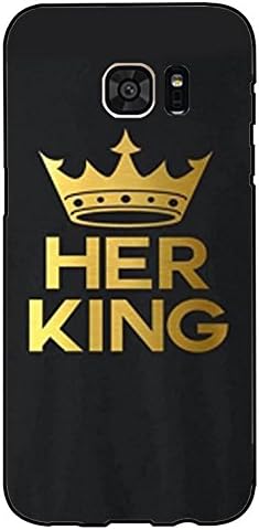 Funny Couples Phone Cases for Samsung Galaxy S8 Plus Fashion European American Style King Queen Back Cover for Samsung Galaxy S8 Plus
