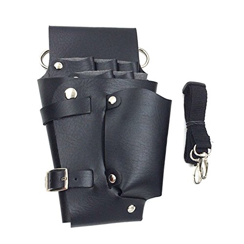 Saflyse Friseur-Tasche Werkzeugtasche Friseurtasche Scherentasche mit Schultergurt–Schwarz - 2