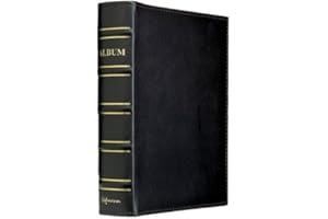 HOFMANN Album photo format paysage style vieux livre, marron, 15 x 10 cm