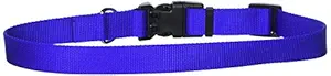 Coastal Pet Products DCP6901BLU 1-Inch Nylon Adjustable Dog Collar, Large, Blue