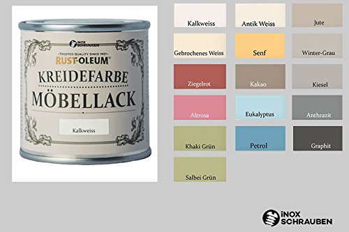 RUST-OLEUM 14000.DE.0.75 Kreidefarbe DOSE 750ml kalkweiss - 2