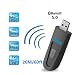 Produktbild Jackcer Bluetooth 5.0 Sender Empfänger, HiFi Wireless Audio Adapter aptX Niedrige Latenz AUX 3.5mm für Heimstereoanlage PC TV PS4 Nintendo Switch Windows 10 7 Linux Mac