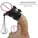 Price comparison product image Breast Metal Ball Heavy Weight Hanger Stretcher Ring Extender Ment Ring Male Chastity Device Porn Toys for Men1,Color, Women and Man Silent Av Wand