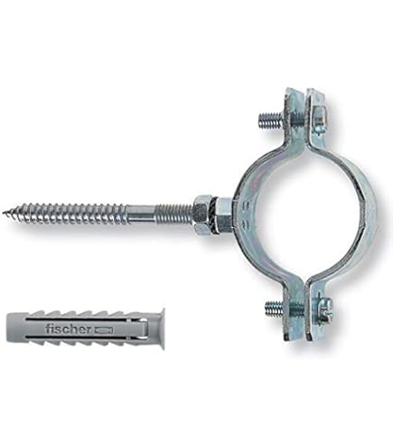 Fischer Collare In Acciaio Per Tubi CPS-V Con Vite E Tassello - Professionale - Foto 7
