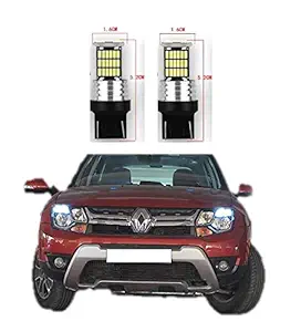 TAOCHIS Renault Duster LED Park Lights for Type 2 Headlights (21W5), Set of 2 Bulbs