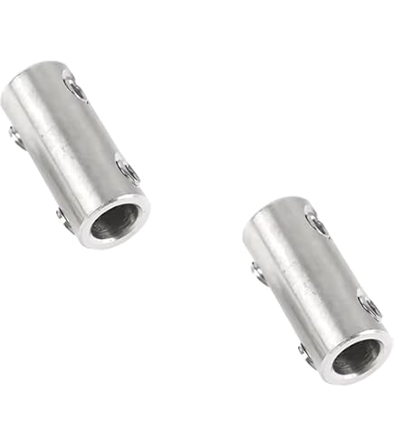 TOPBATHY Stainless Steel Wire Rope Clamp Ferrules - Heavy Duty Cable Clip For 3-4mm Rope (Silver)-731037
