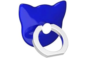 MuStone Soporte para Anillo de Dedo para teléfono Celular, Soporte Universal para teléfono, Soporte de Montaje para iPhone XS X 8 7 6 6S 5 5C 5S, Samsung Galaxy S9 S8 S7Edge S7 S6 Nota 8 5 (Azul)